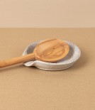 Joseph Bull Stoneware Spoon Rest, Salt Glaze