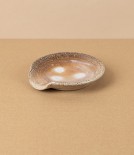 Joseph Bull Stoneware Spoon Rest, Salt Glaze