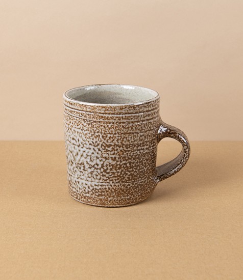 Joseph Bull Stoneware Straight Sided Mug, Ash & Salt Glaze
