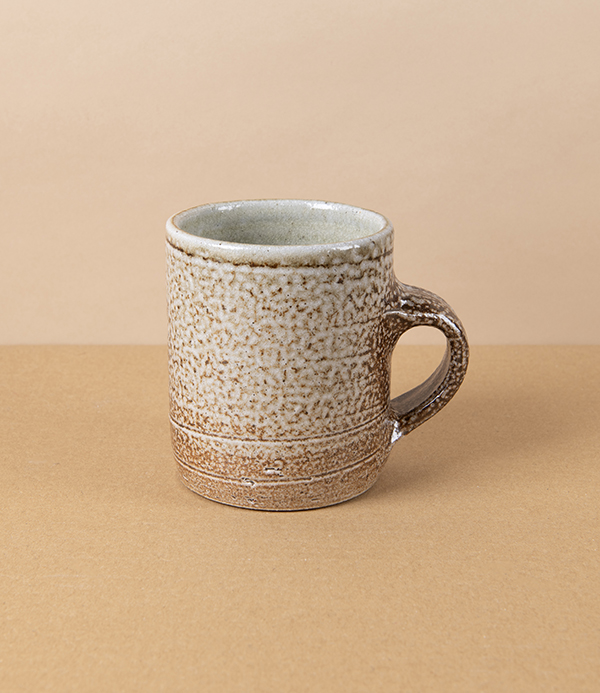 Joseph Bull Stoneware Straight Sided Mug, Ash & Salt Glaze