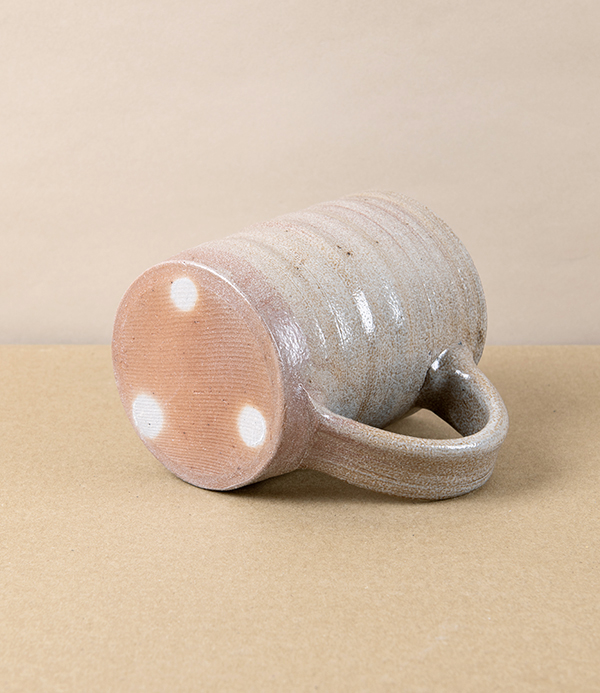 Joseph Bull Stoneware Straight Sided Mug, Tenmoku & Salt Glaze