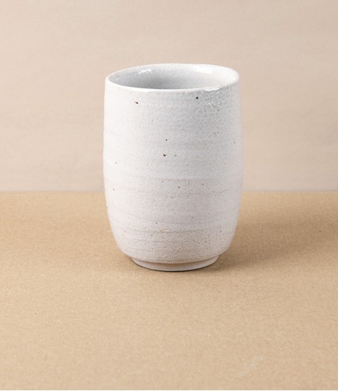 Joseph Bull Stoneware Yunomi, Ash & Salt Glaze