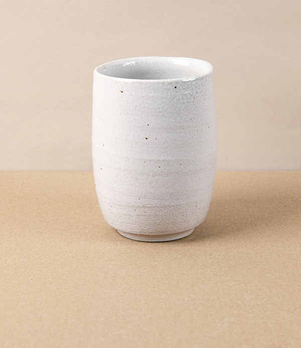 Joseph Bull Stoneware Yunomi, Ash & Salt Glaze