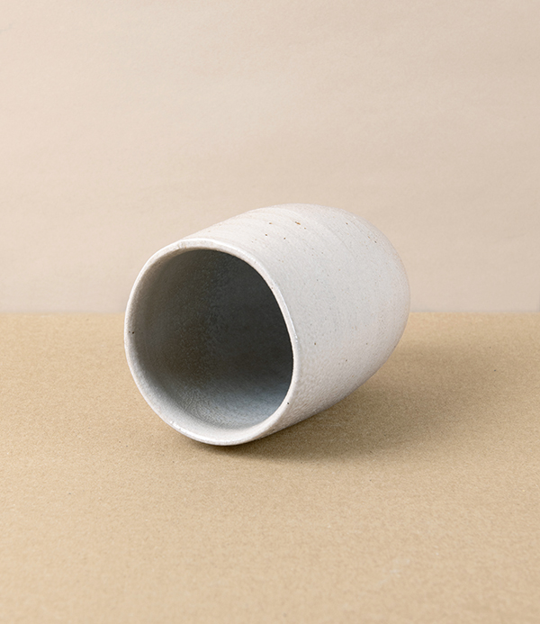 Joseph Bull Stoneware Yunomi, Ash & Salt Glaze