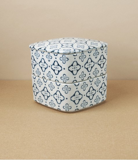 Nobana Two-Tiered Jubako or Stacking Box