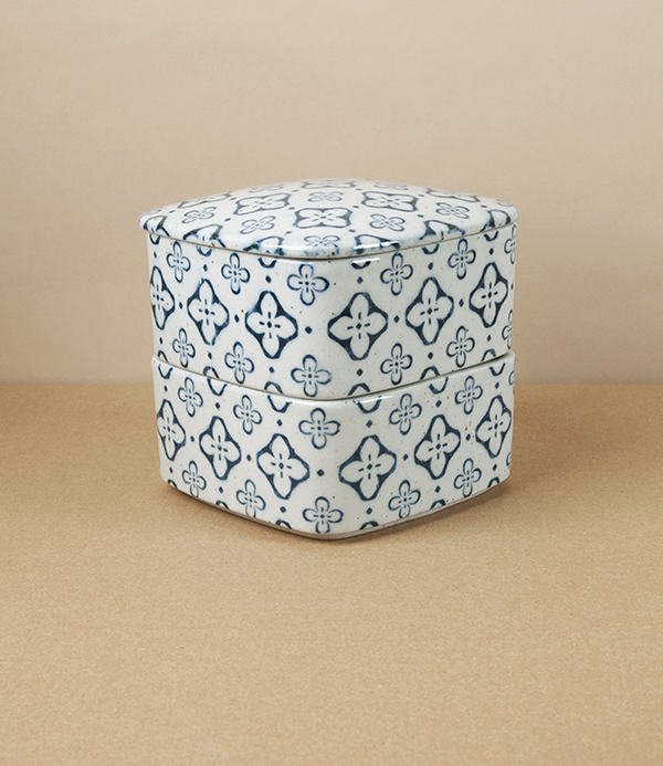 Nobana Two-Tiered Jubako or Stacking Box