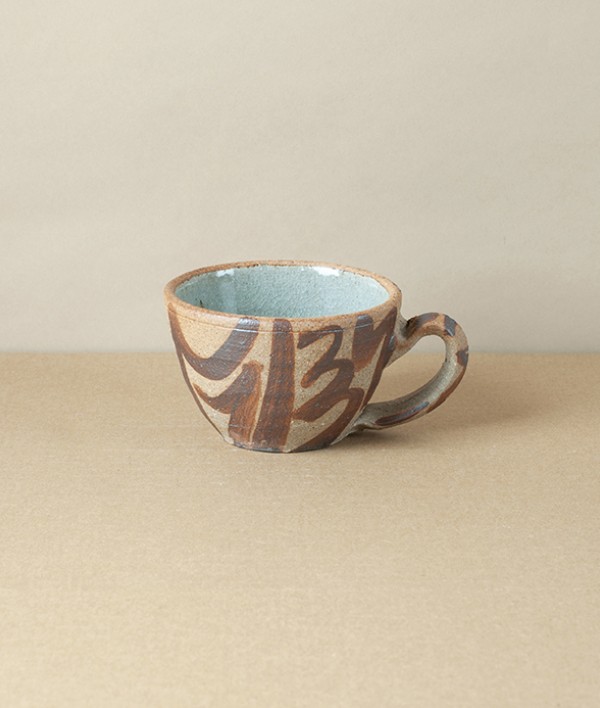 Jack Welbourne Coffee Cup, Brushwork