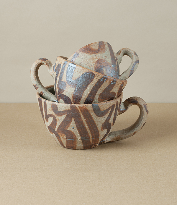 Jack Welbourne Coffee Cup, Brushwork