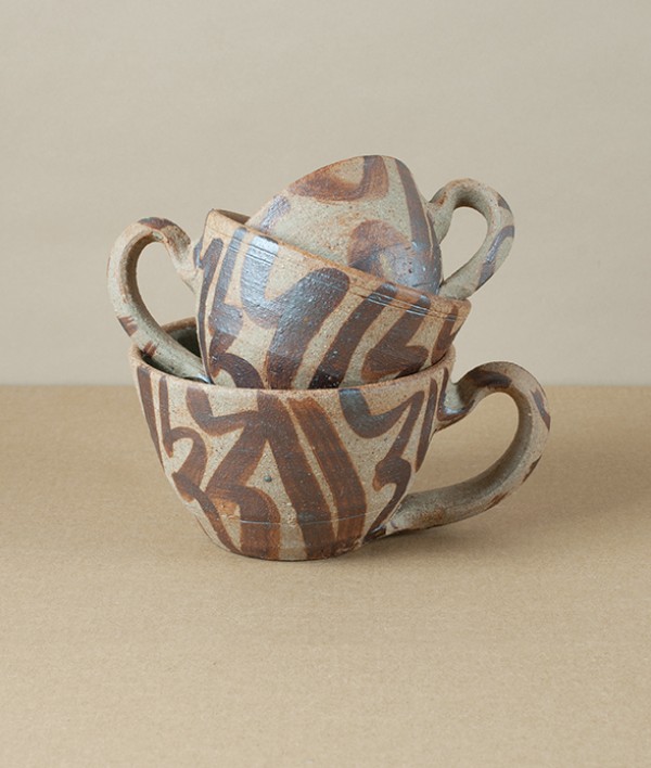 Jack Welbourne Coffee Bowl, Brushwork