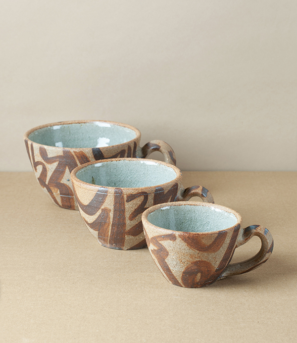 Jack Welbourne Coffee Cup, Brushwork