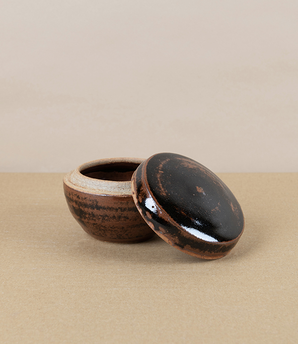 Jack Welbourne Lidded Jar, Mini, Tenmoku