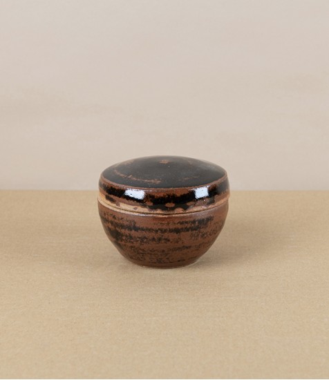 Jack Welbourne Lidded Jar, Mini, Tenmoku
