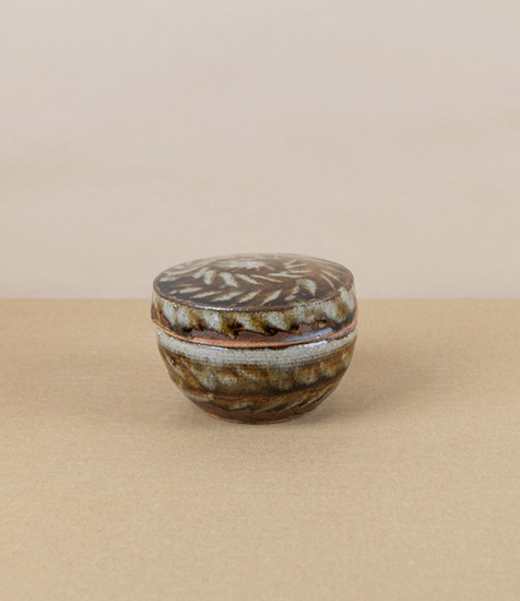 Jack Welbourne Lidded Jar, Mini, Herringbone