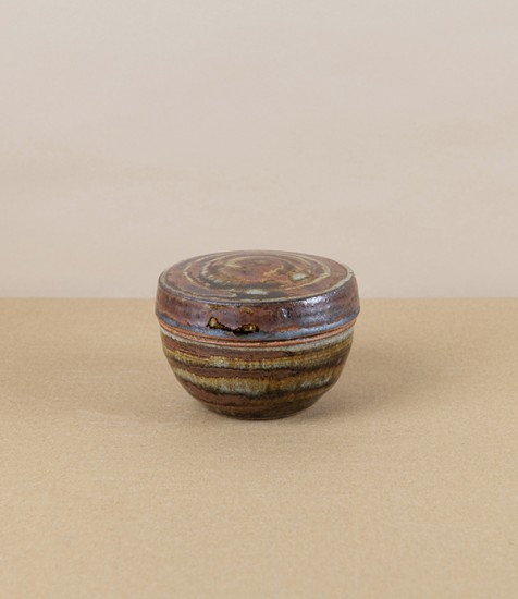 Jack Welbourne Lidded Jar, Mini, Ash Stripe