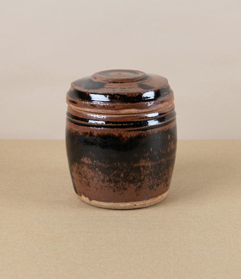 Jack Welbourne Lidded Jar, Small, Tenmoku