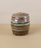 Jack Welbourne Lidded Jar, Small, Ash Stripe