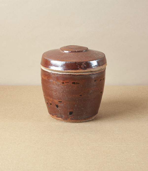 Jack Welbourne Lidded Jar, Small, Tenmoku