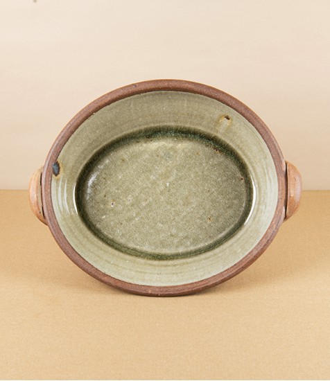 Jack Welbourne Stoneware Oval Baking Dish, Ash