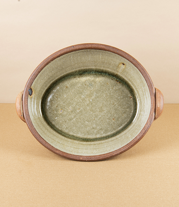 Jack Welbourne Stoneware Oval Baking Dish, Ash