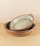 Jack Welbourne Stoneware Oval Baking Dish, Ash
