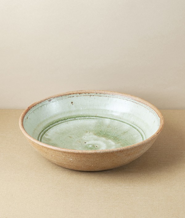 Jack Welbourne Pasta Bowl, Half Glaze, Ash