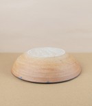 Jack Welbourne Pasta Bowl, Half Glaze, Ash Stripe
