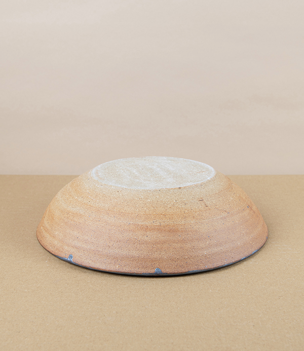 Jack Welbourne Pasta Bowl, Half Glaze, Ash Stripe