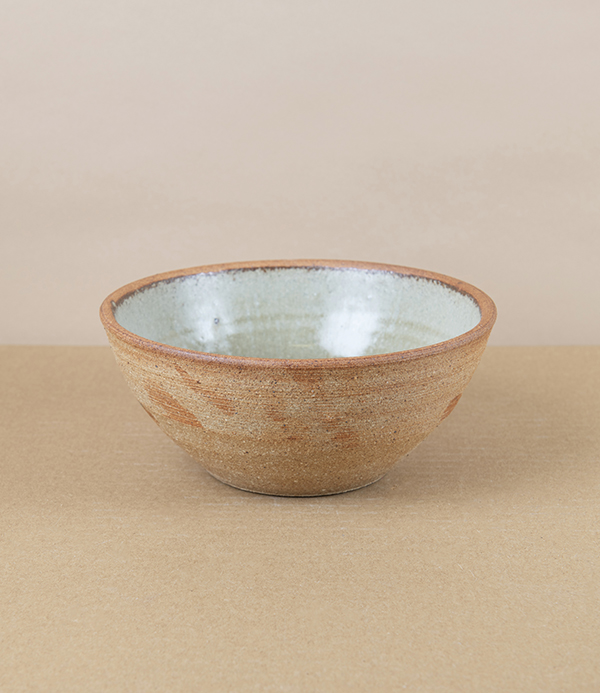 Jack Welbourne Table Bowl, Half Glaze, Ash