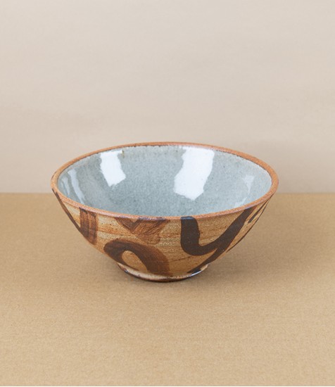 Jack Welbourne Stoneware Table Bowl, Brushwork