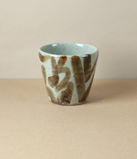 Jack Welbourne Tumbler, Blue & Brushwork