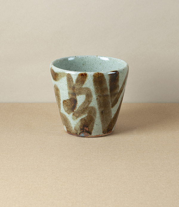 Jack Welbourne Tumbler, Blue & Brushwork