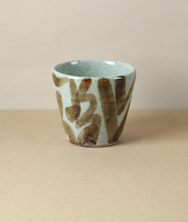 Jack Welbourne Tumbler, Blue & Brushwork