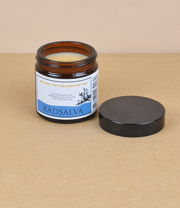 Spruce resin ointment glass jar, Kadsalva
