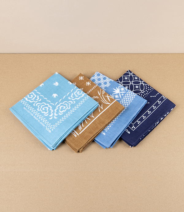 Japanese Kamawanu Bandana, Flying Clouds