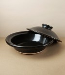 Kamefuku Donabe (Japanese Cooking Pot), Black, 2l