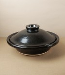 Kamefuku Donabe (Japanese Cooking Pot), Black, 2l