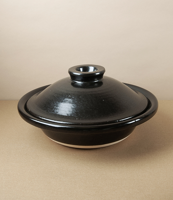 Kamefuku Donabe (Japanese Cooking Pot), Black, 2l