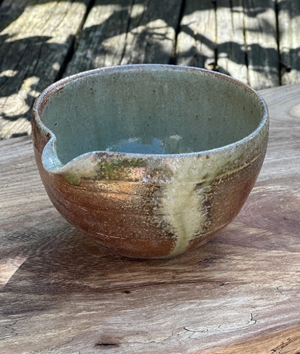 Joseph Bull Wood-Fired Stoneware Katakuchi, Walnut Ash