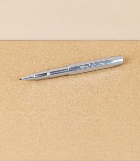 Kaweco AL Sport Rollerball Pen, Silver