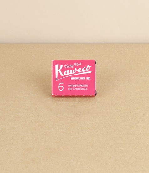 Kaweco Cartridges, Ruby Red