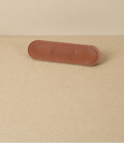 Kaweco Eco Leather Pouch for 1 Sport Pen, Brandy