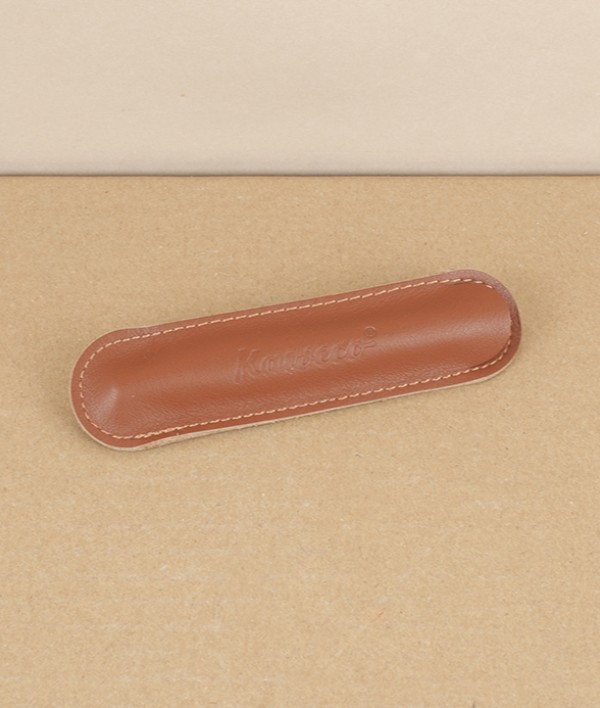 Kaweco Eco Leather Pouch for 1 Sport Pen, Brandy