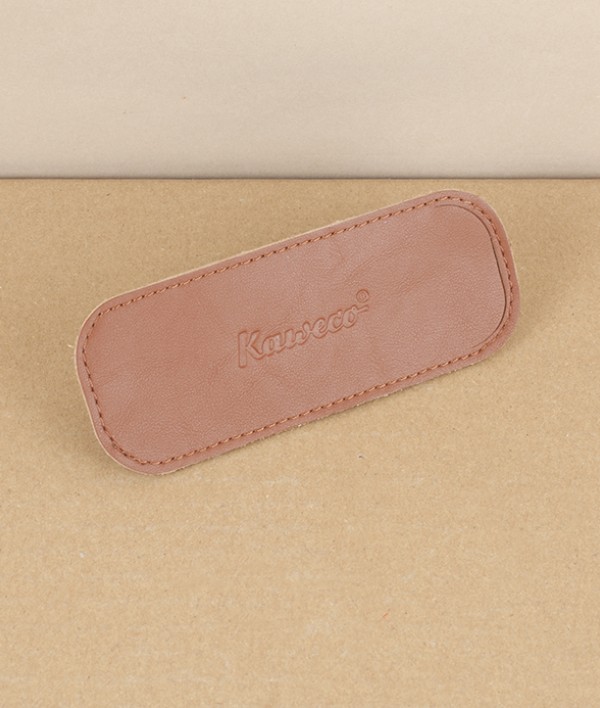 Kaweco Eco Leather Pouch for 2 Sport Pens, Brandy