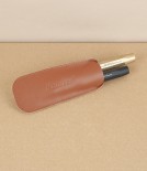 Kaweco Eco Leather Pouch for 2 Sport Pens, Brandy