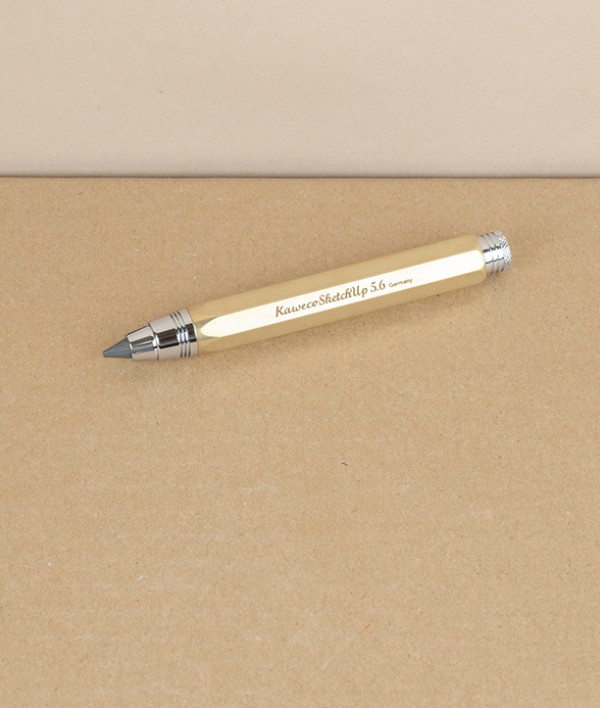Kaweco Sketch-Up Pencil, 5.6mm Lead, Brass