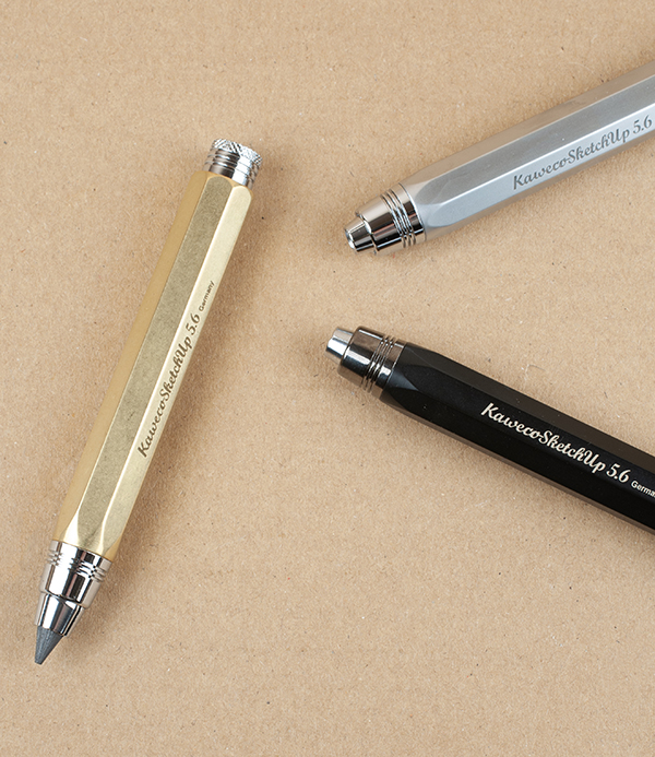 Kaweco Sketch-Up Pencil, 5.6mm Lead, Brass