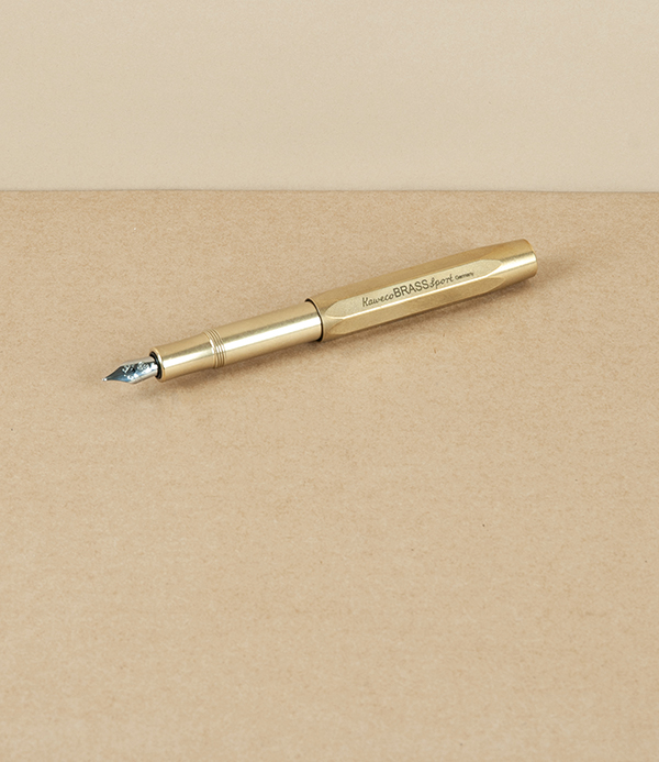Kaweco Brass Sport Pocket Fountain Pen