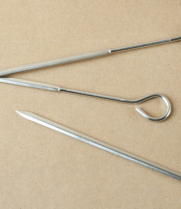 Shish Kebab Skewers, 31 cm, Set of 3