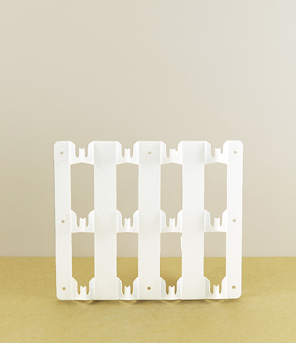 Swedish Folded Steel 'Point' Keyholder,  White
