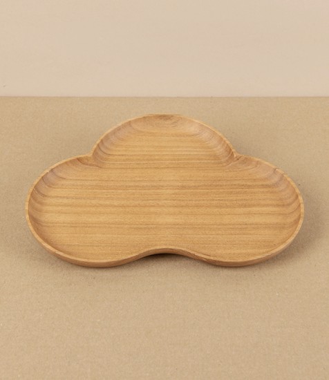 Kito Large Wooden Plate, ‘Matsu Pine’, Cherry Wood
